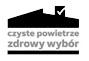 czarny domek z napisem czyste powietrze