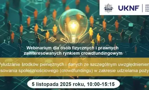 Zdjęcie do Webinarium UKNF