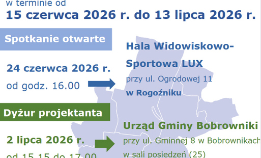 Zdjęcie do Konsultacje społeczne dotyczące projektu Planu Og&oacute;lnego Gminy Bobrowniki